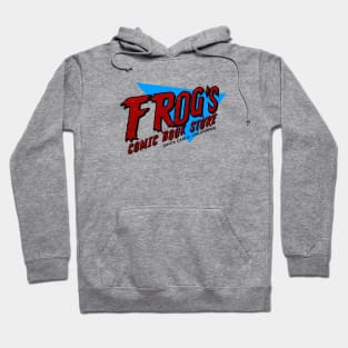 Frog's Comic Book Store (distressed look) Hoodie